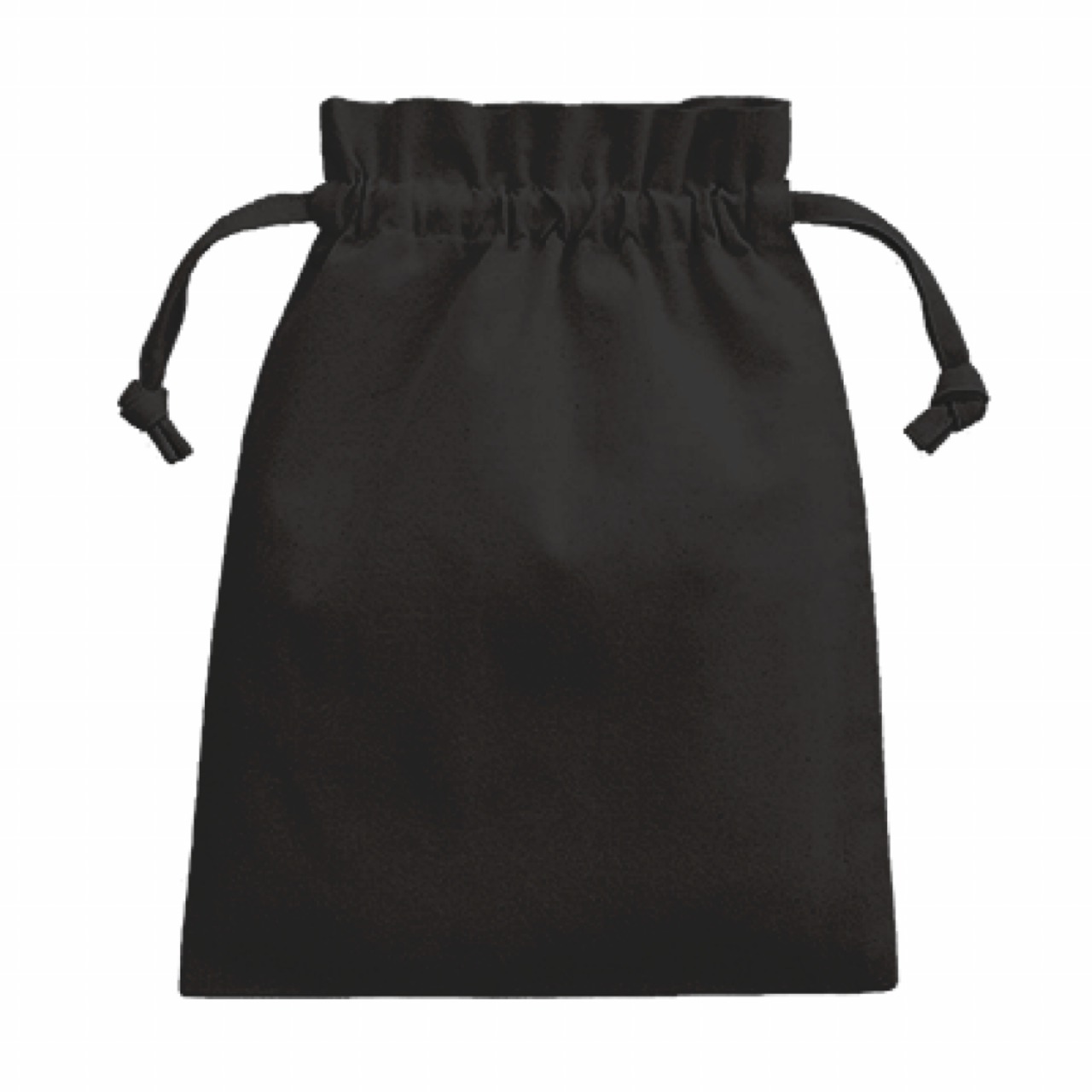 25AN001　アニバーサリー　コットンフリル巾着BK（M）