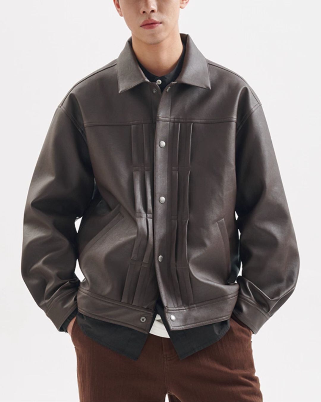 11AW] “Maison Martin Margiela” 5-Zip Equine Leather Jacket | Pay ID