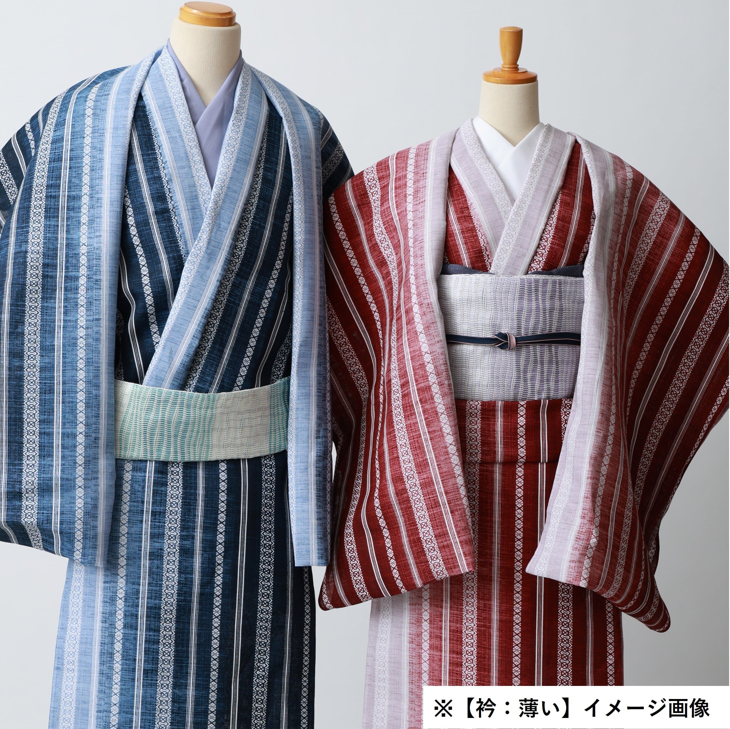 ロコ すのチル 服 着物 和服 OKANOオリジナル夏きもの「献上涼（すずし）」 ～藍色～ | OKANO博多