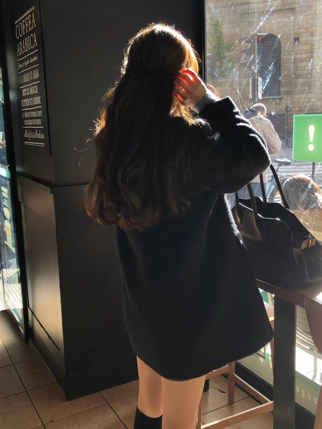 (OUNCE)  high neck double handmade  coat / 3color