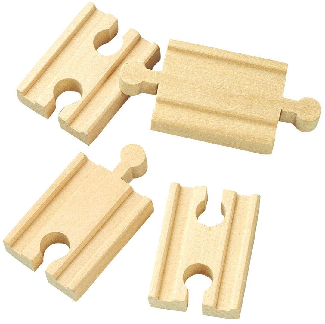 【人気】ポポンデッタ(Popondetta) moku TRAIN 凸凸凹凹(デコデコボコボコ)レールセット 木製鉄道玩具 レールトイズ レール部品 情景部品 拡張レール 3歳以上 MOK-716