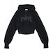 corset hoodie. [BLACK]