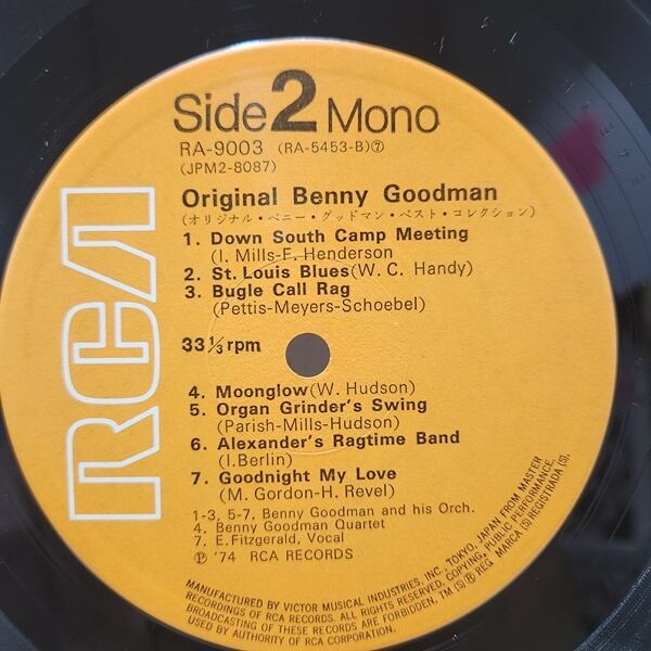 Benny Goodman / Original Benny Goodman [RA-9003~04, RA-5453~54, JPM2-8087] - 画像5