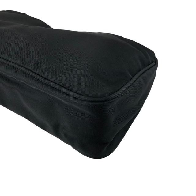 PRADA プラダ ショルダーバッグ ブラック トライアングルロゴ ナイロン ワンショルダー vintage ヴィンテージ オールド 3nedhc