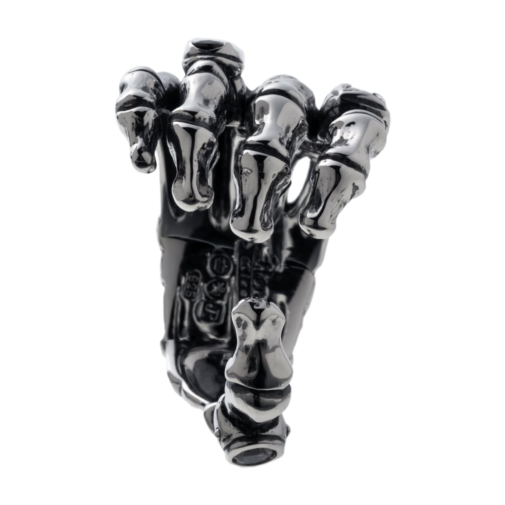 スカルハンドリング2 ACR0312 Skull hand ring II シルバー