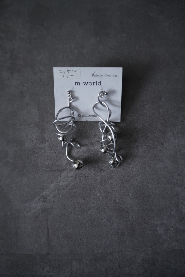 m-World ニッケルフリー　earring