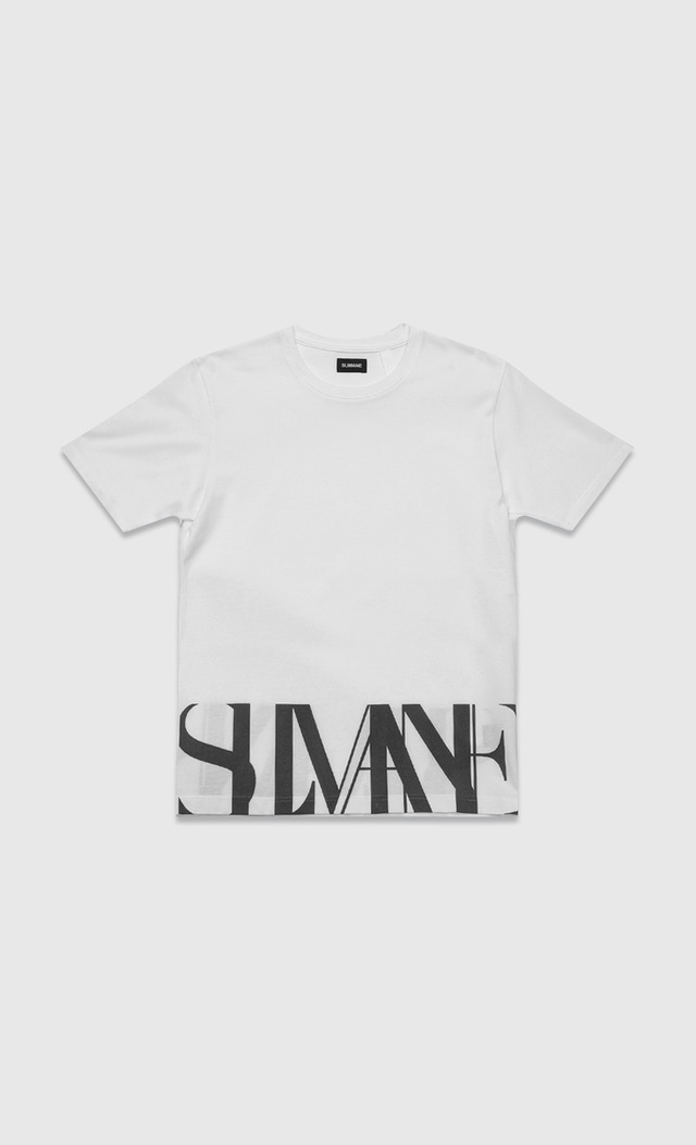 SLIMANE LOGO Tee WHITE