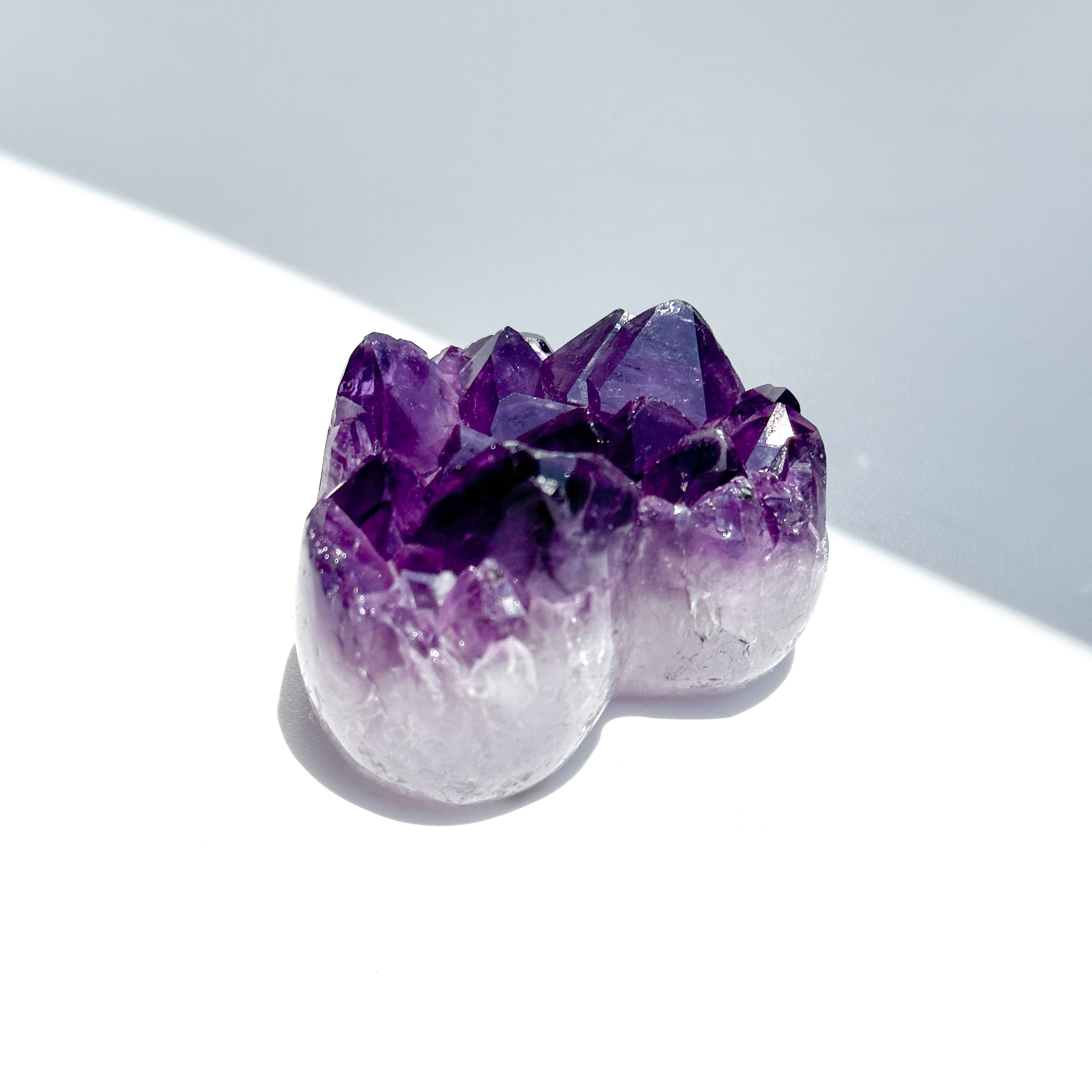ウルグアイ産アメジスト ハート11◇ Amethyst ◇天然石・鉱石
