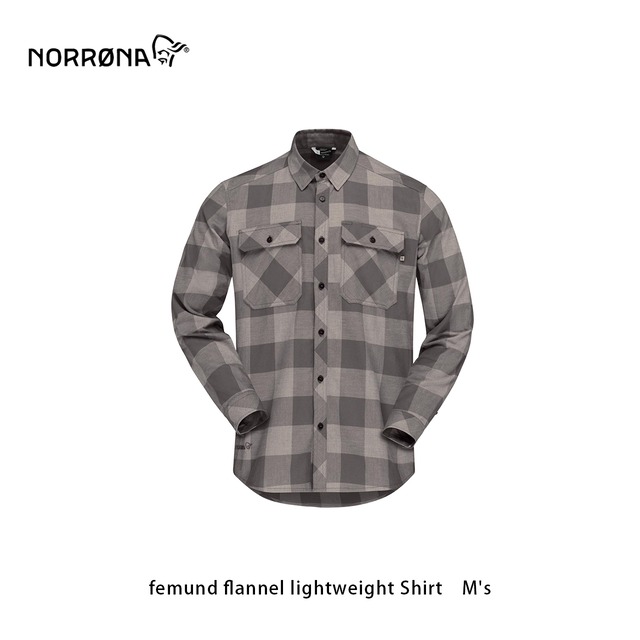 NORRONA　femund flannel lightweight Shirt　M's