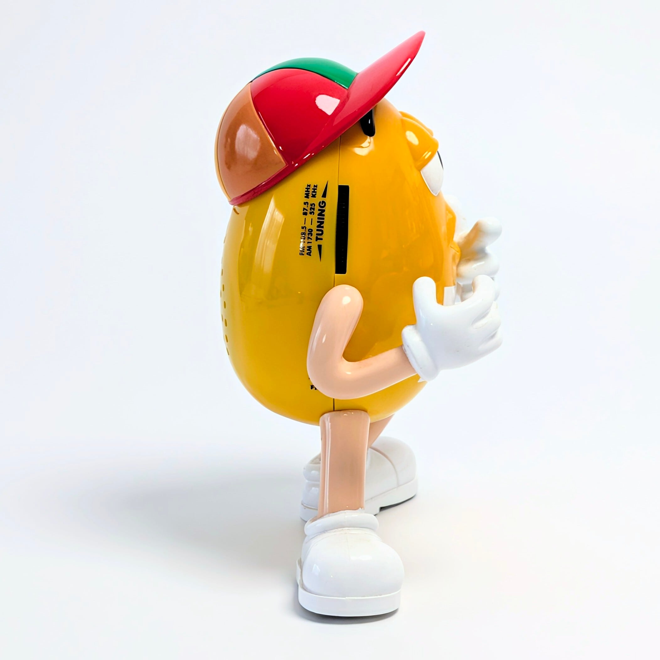 ⚡️SPECIAL LIMITED⚡️☆ DEADSTOCK / VINTAGE early 90'☆【 m&m's ( エムアンドエムズ ) 】Yellow Character Radio with HEADPHONES / イエローキャラクターラジオ / ポータブルラジオ 〚アメリカン雑貨 アメトイ〛