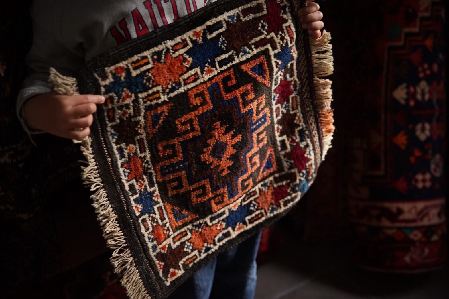 166 -Vintage baluch rug