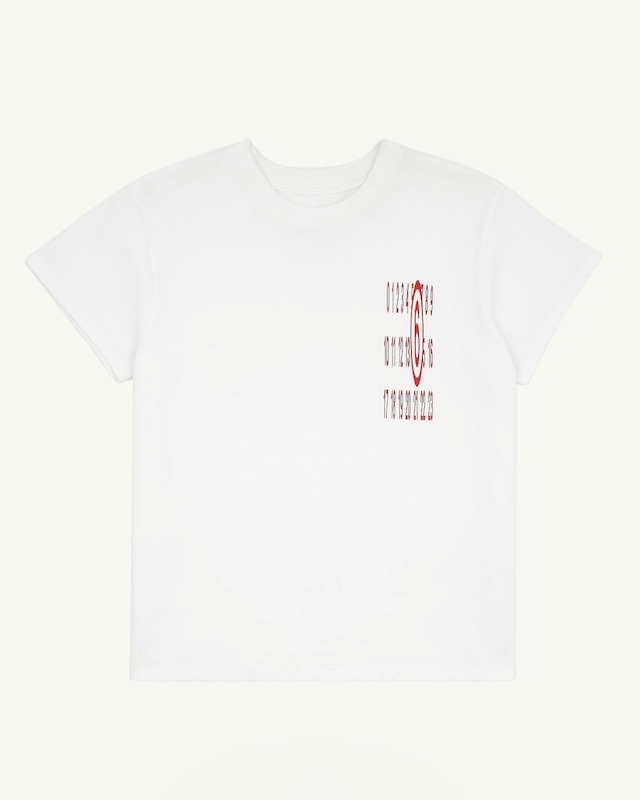 MM6 maison margiela/number print T-shirt