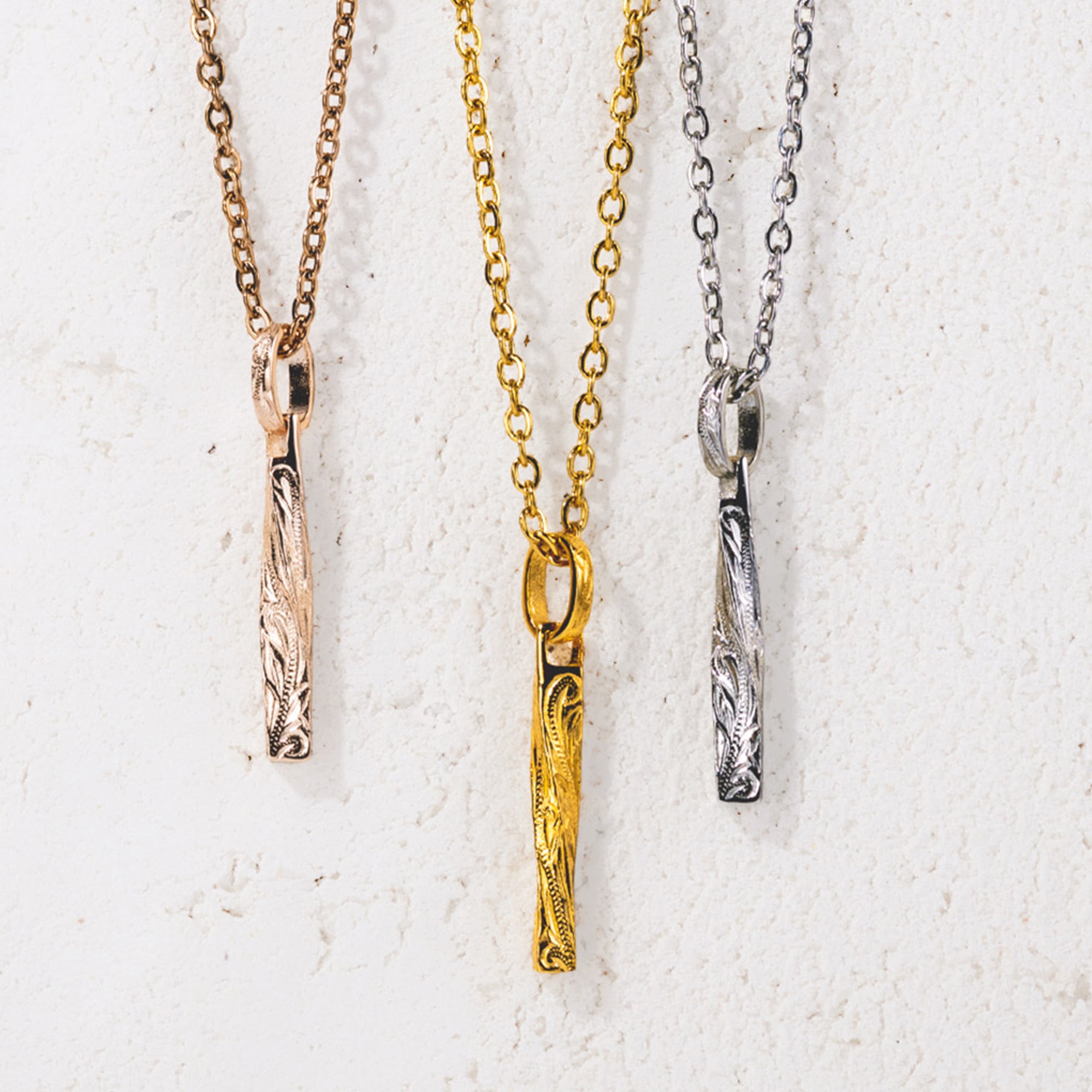 316L Hawaiian Jewelry Twist Necklace CL-N021