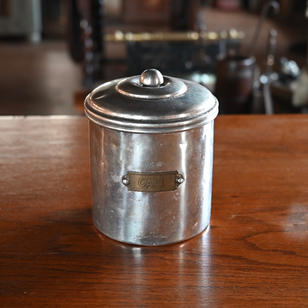 Canister / キャニスター〈 アルミ・小物入れ・収納・店舗什器・コーヒー・アンティーク・ヴィンテージ 〉114116