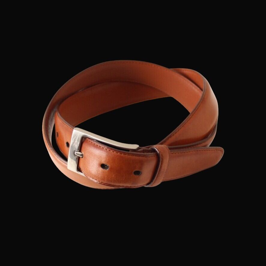 sold RONALD PINEAU ロナルドピノー レザーベルト スタッズデザイン