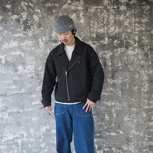 ライトウェイト・ブラックライダースジャケット K5629