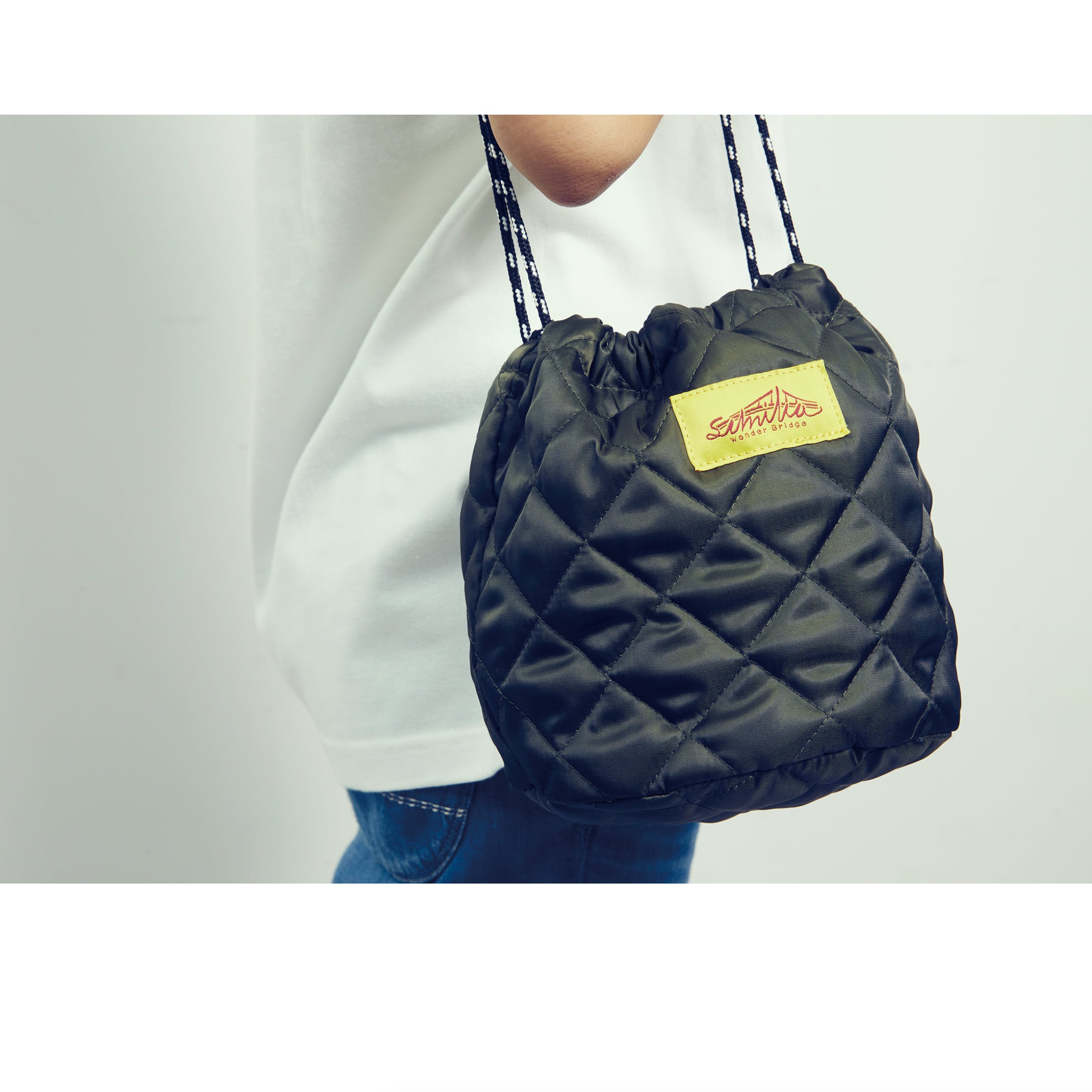 sumika / 巾着バッグ（キルティング） | shop Engawa