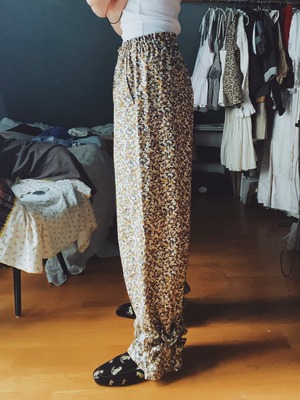 【MADE TO ORDER】SHUSHU PANTS / FLOWER