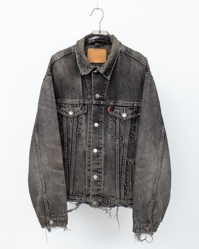 "Levi's" black denim trucker Jacket