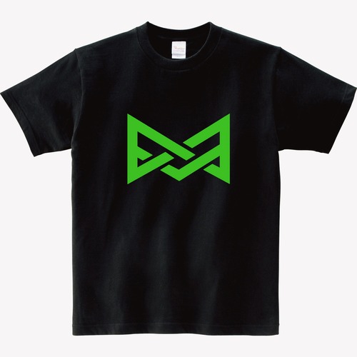 MCCオリジナルドライTシャツ　ブラック×ネオグリーン