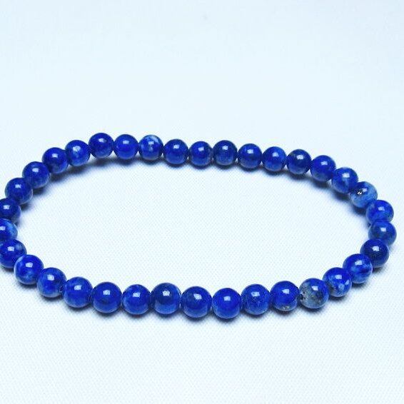 ラピスラズリ ブレスレット 5mm 一点物 メール便可 [M便 1/10] 111-48350