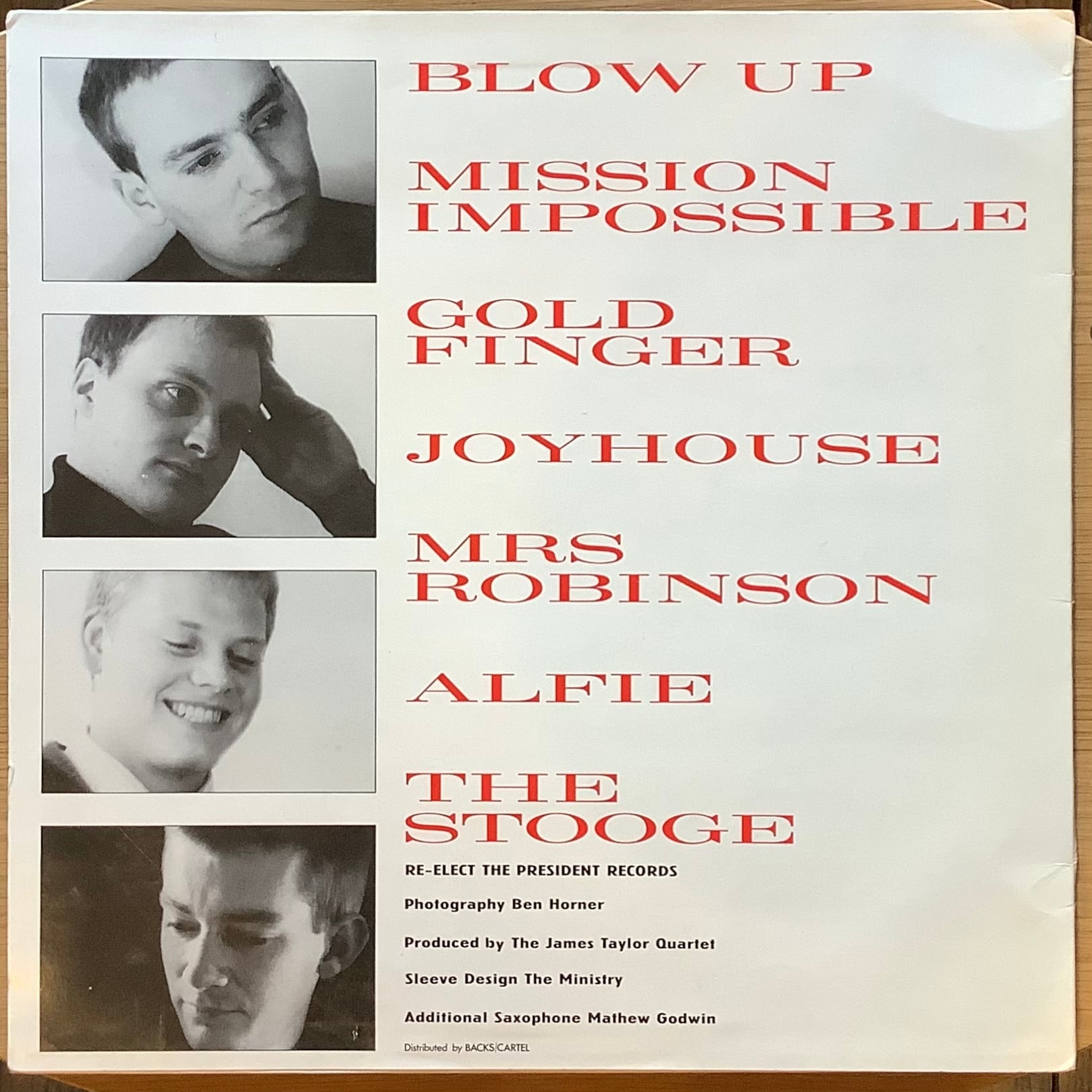 THE JAMES TAYLOR QUARTET / MISSION IMPOSSIBLE | Plastic Soul Records
