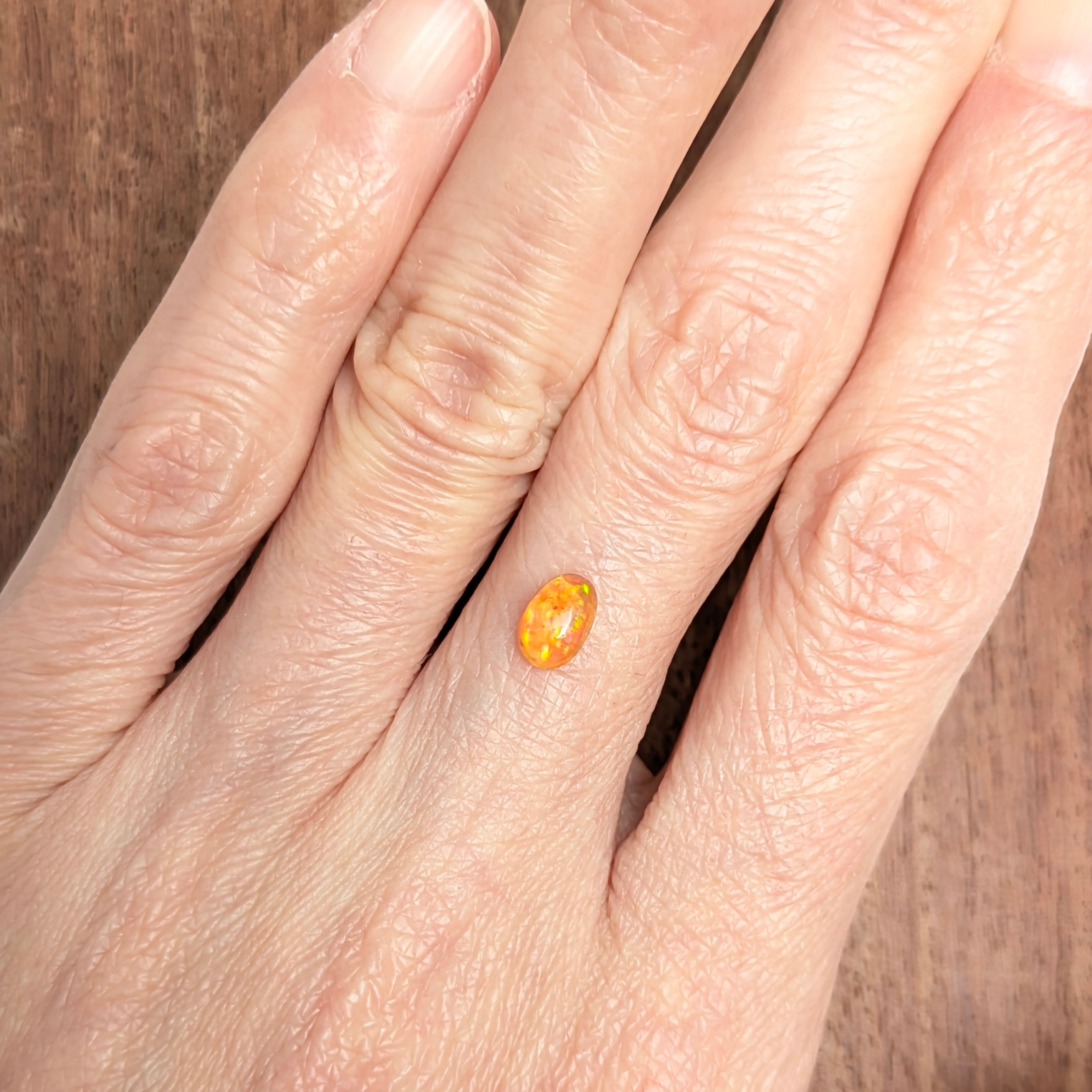 ファイアオパールルース メキシコ産 【0.46ct】 PRO208263 | Gem's