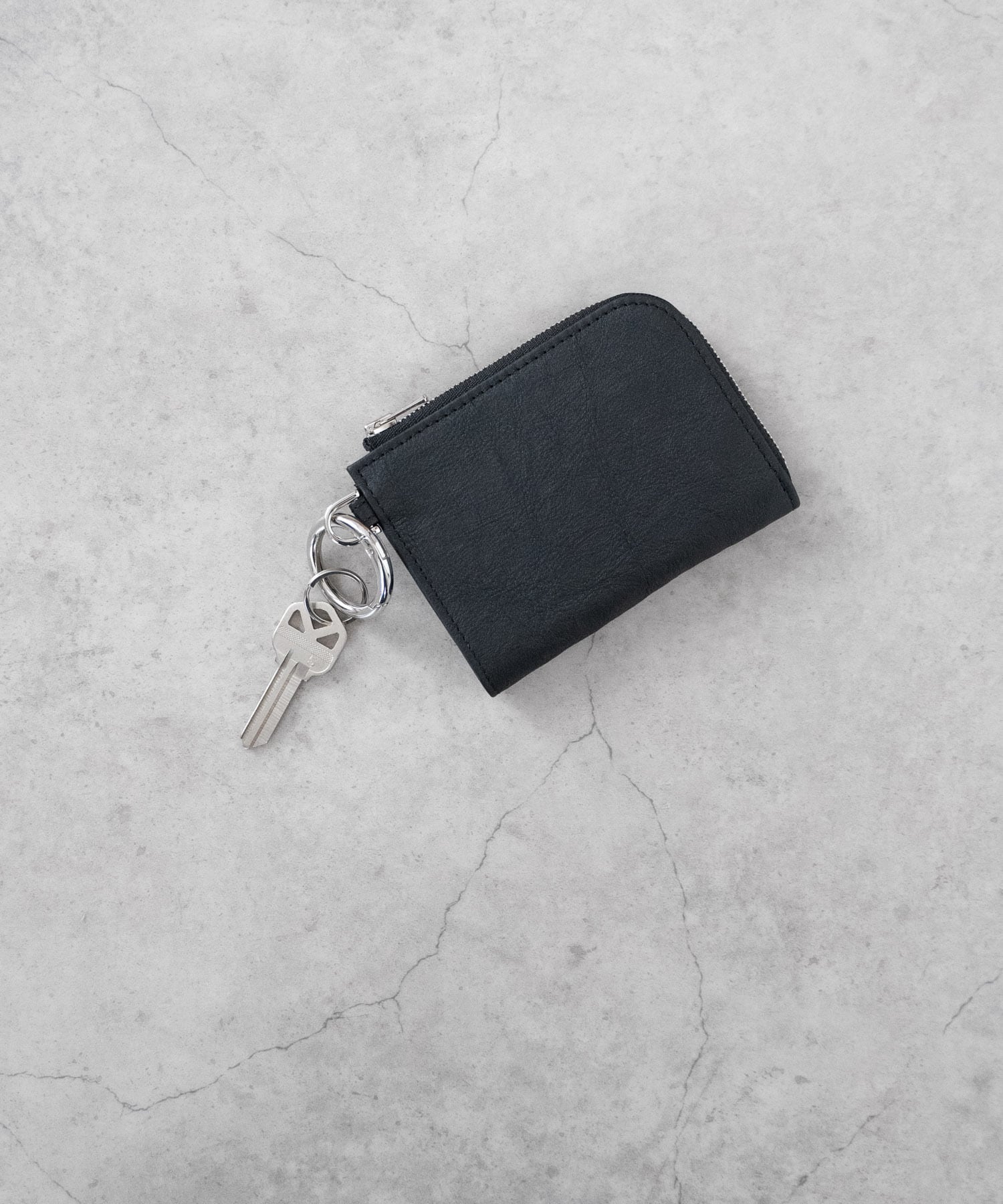 Dyneema Leather COMPACT ZIP WALLET/3038#1/超軽量ダイニーマレザー