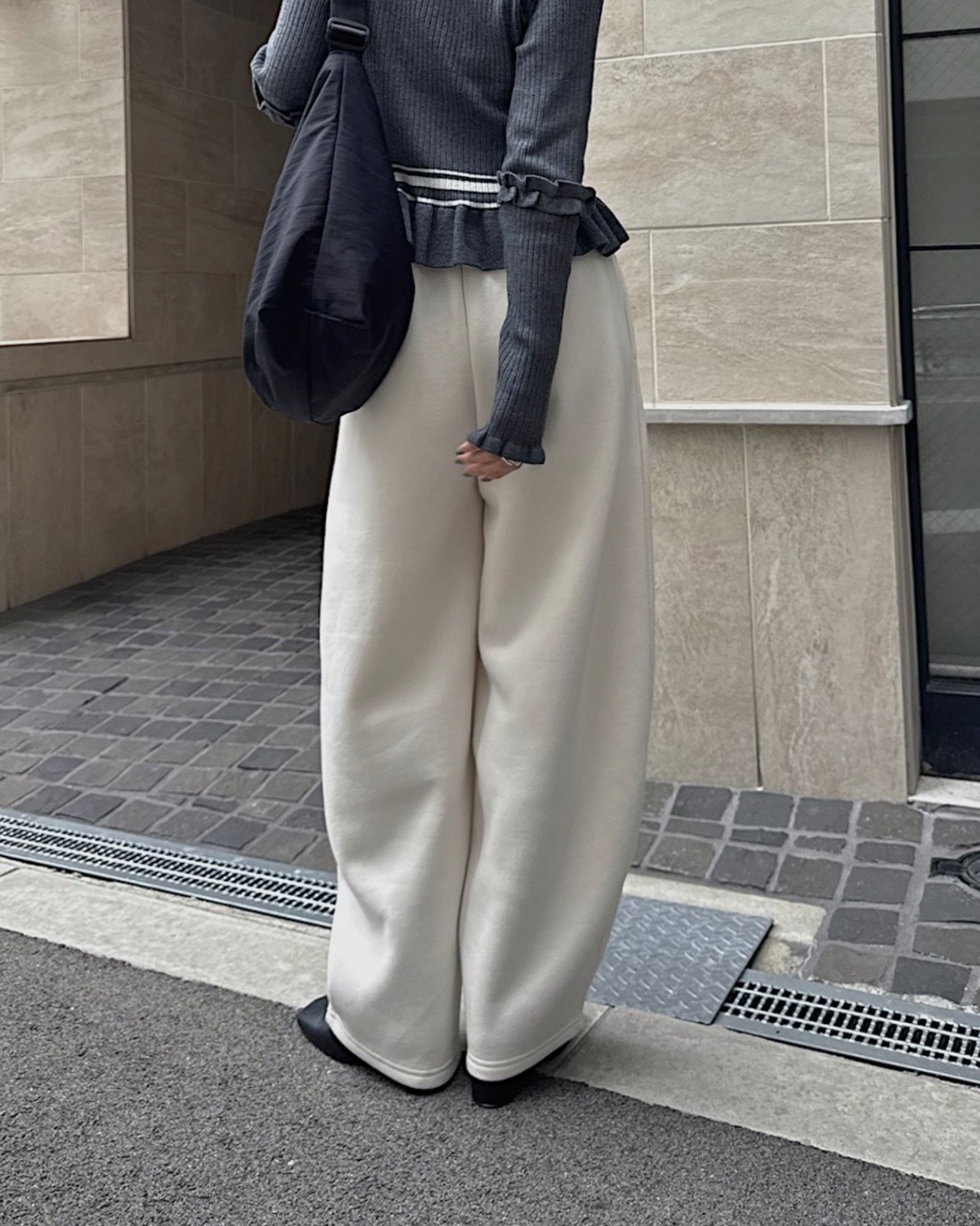 hem frill color scheme lib knit