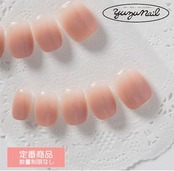 【日本製】ゆずネイル ネイルチップ つけ爪 シンプル ショート 可愛い I08016-R-C (アッシュローズ)