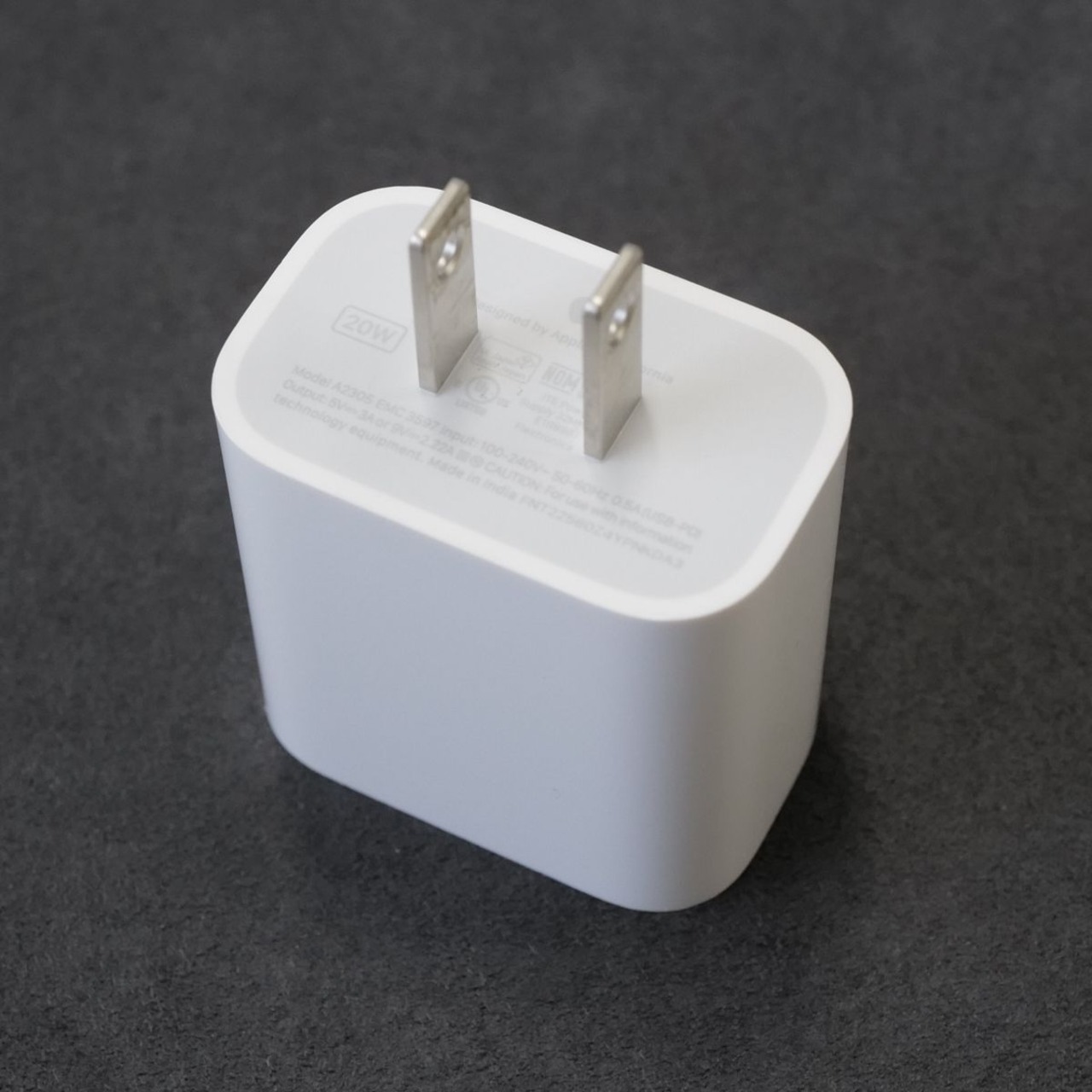 Apple 純正 20W USB-C電源アダプタ USED美品 A2305 MWVV3AM/A アップル 
