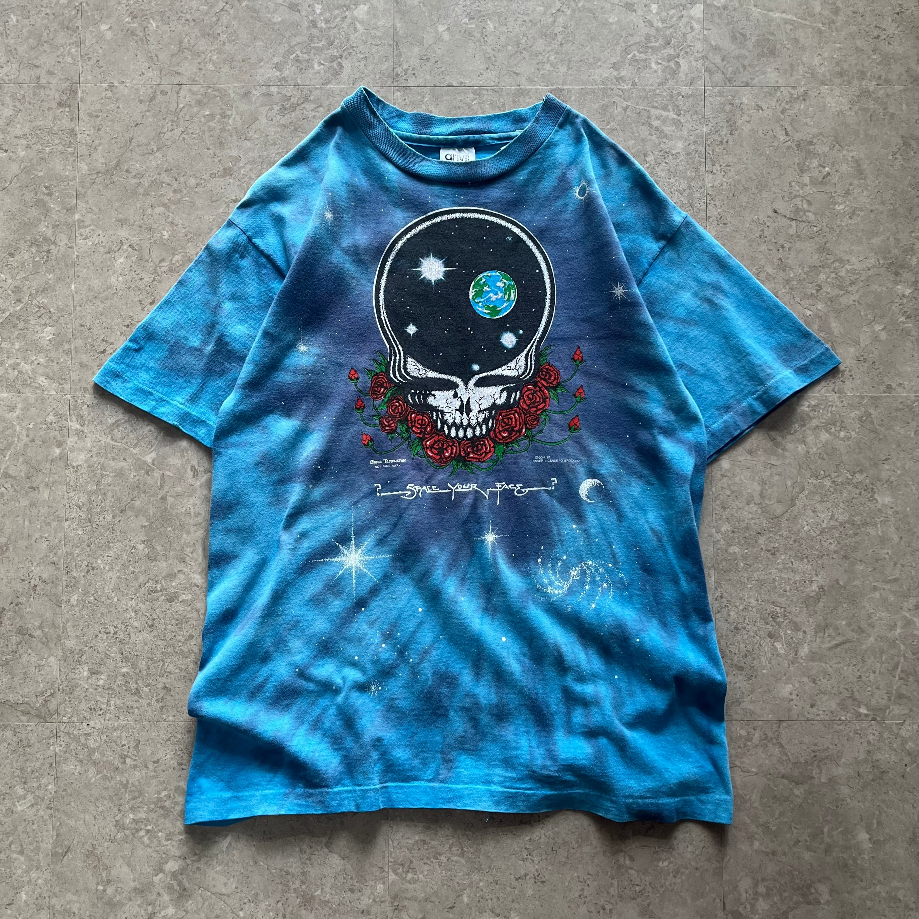 1987s Grateful Dead "Space Your Face" tie-dye T-shirt【仙台店】