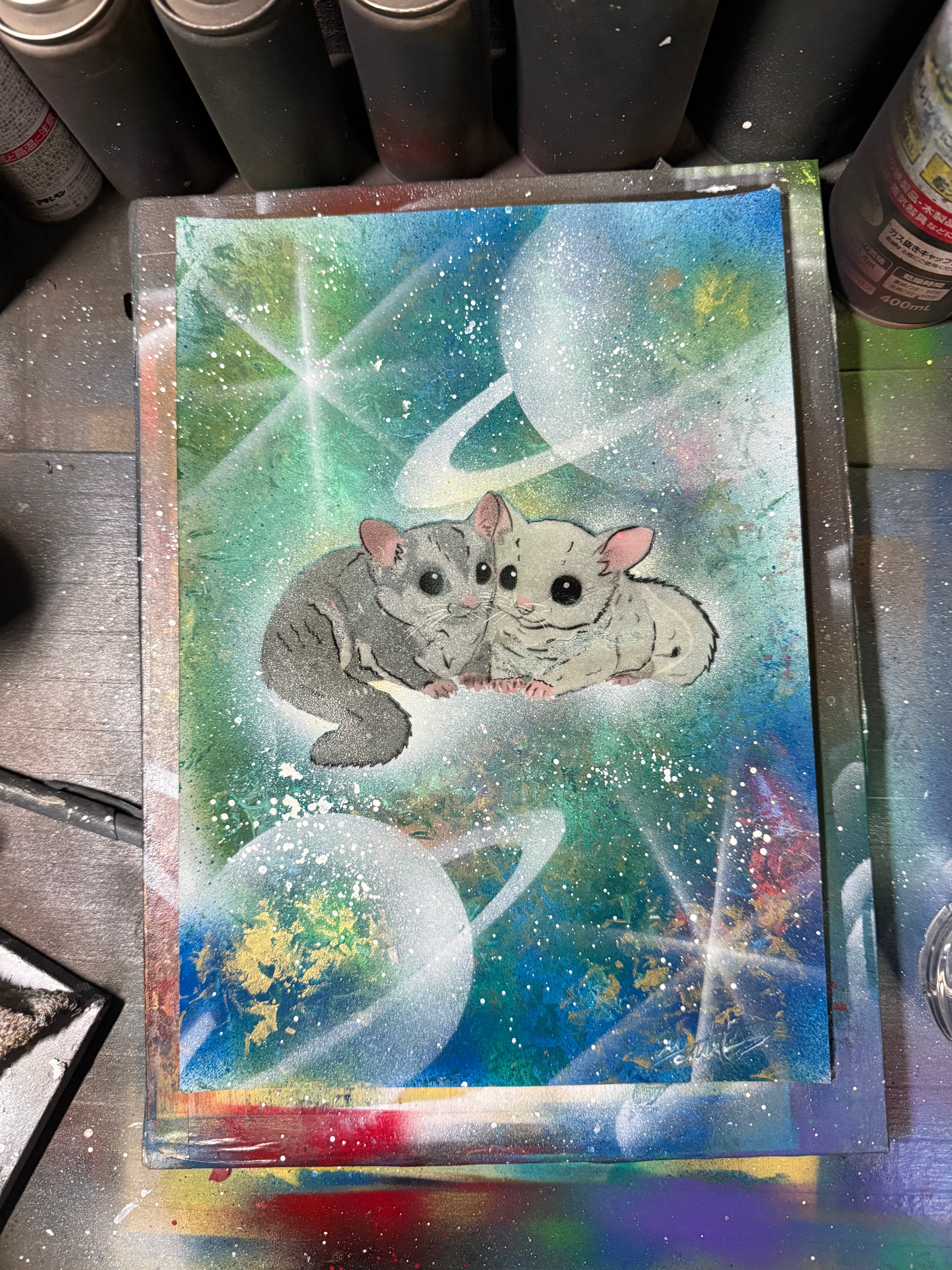 Oliver Gal OG66-1 Frenchie and Bubbly フレブル＆シャンパン 絵