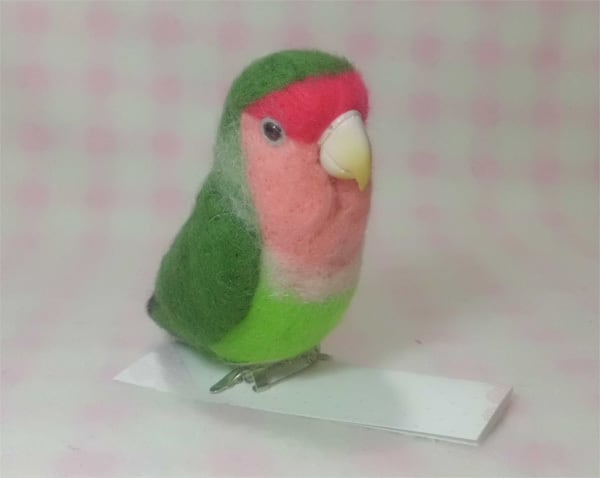 受注作成品】 セキセイインコ レインボ－オパ－リンスカイブル