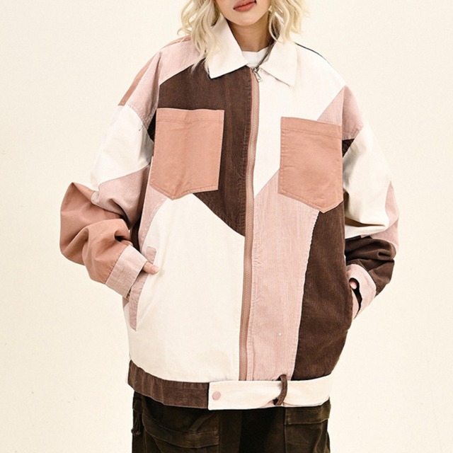 patchwork color jacket　パッチワークカラージャケット　J0652