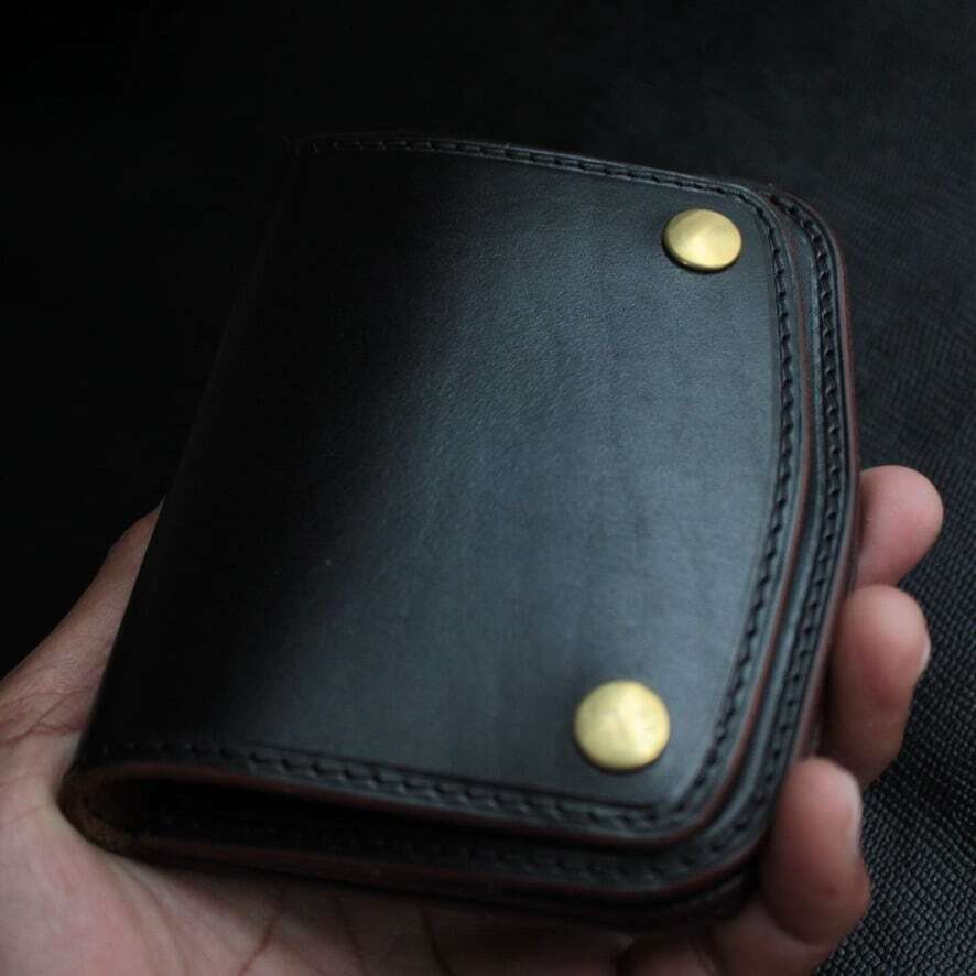 6t leather works ショートトラッカーウォレット ショート トラッカーウォレット (イタリアン ダブルショルダー/茶芯