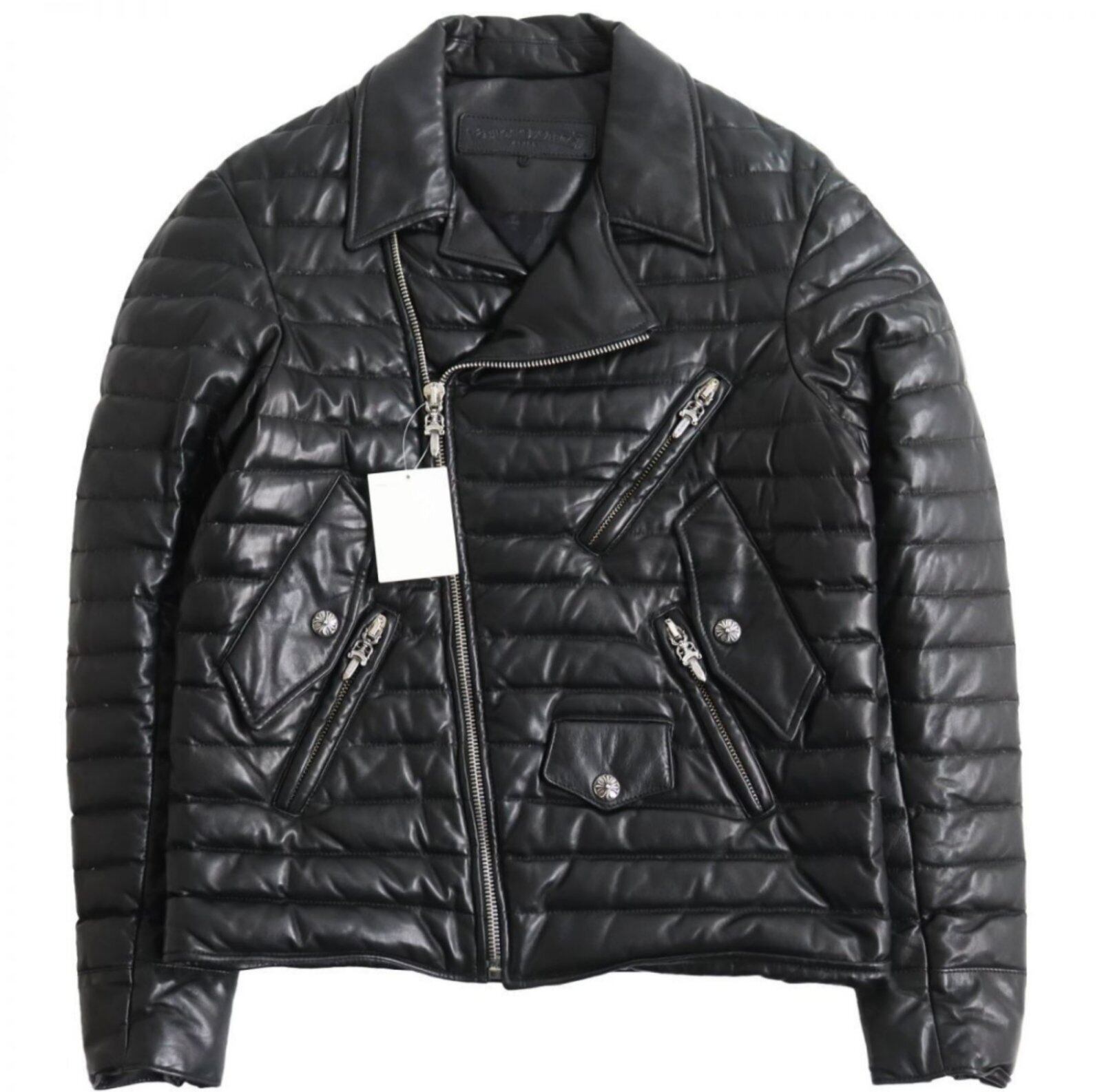 CHROME HEARTS クロムハーツ ラムレザー ダガージップ ダブル