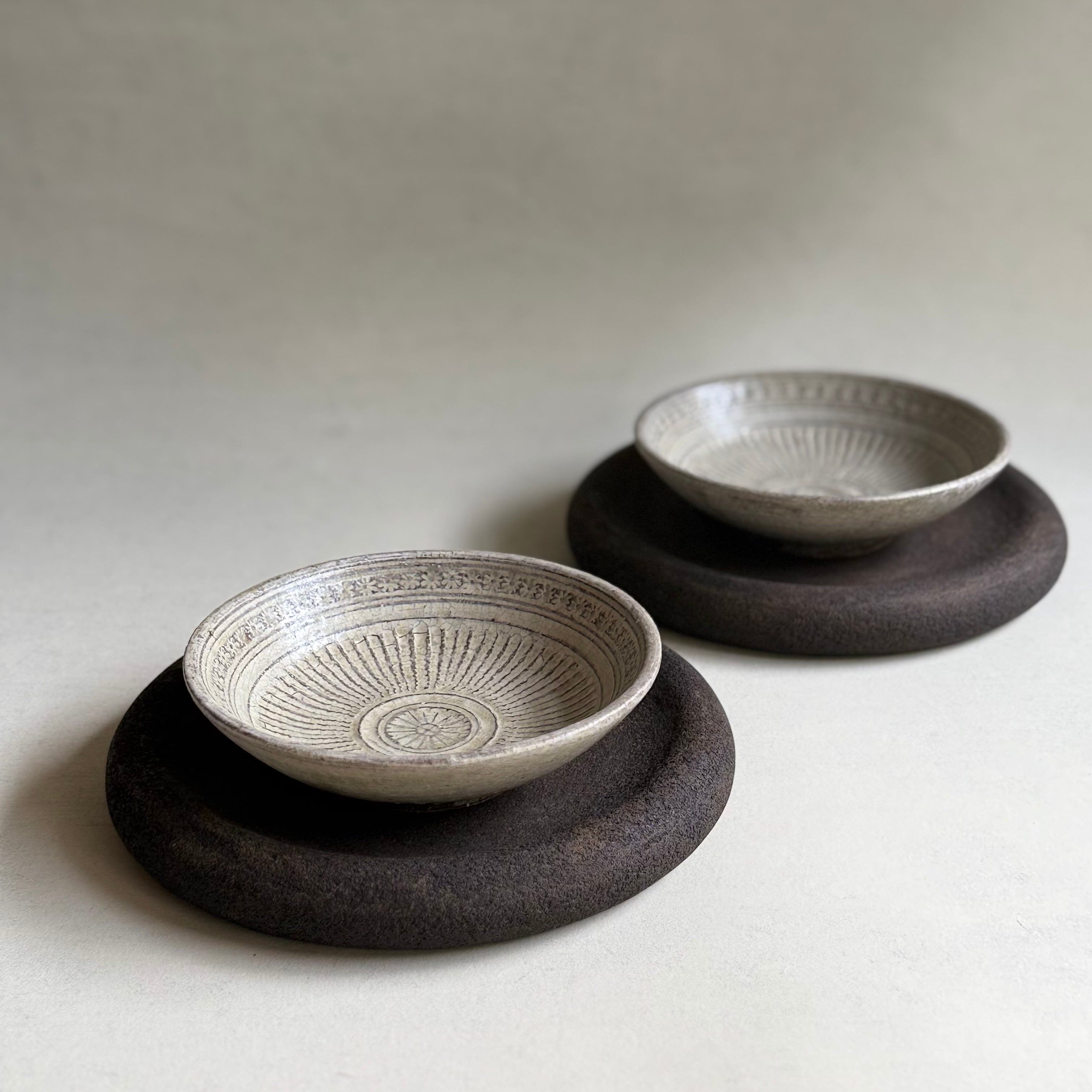 叶谷真一郎 4.5寸鉢 三島 | gallery 一白