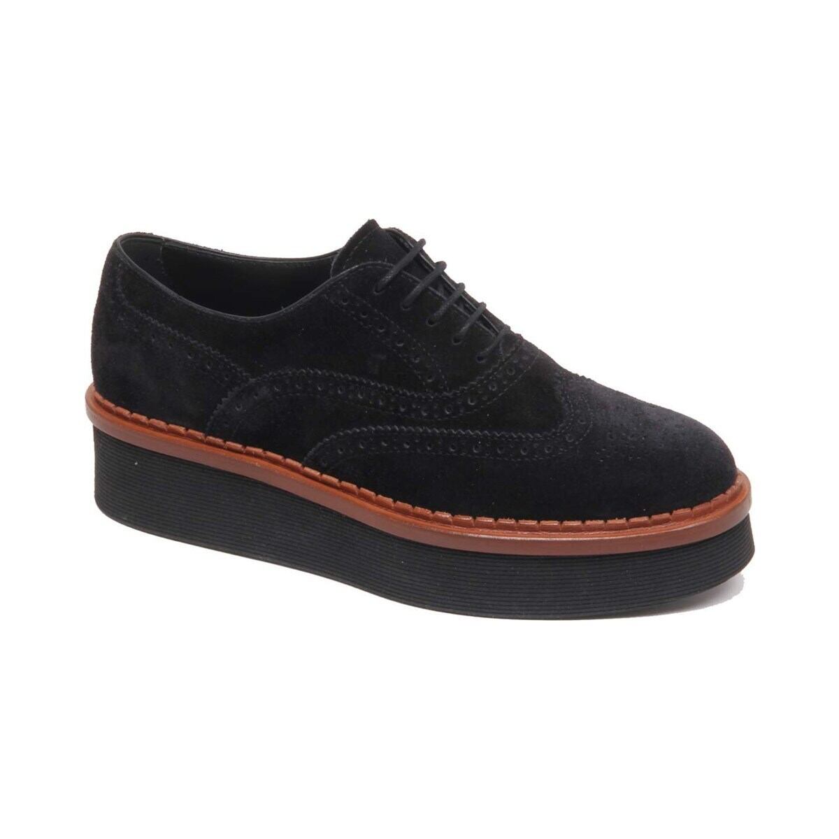 TOD'S トッズ レディース シューズ スエード ブラック