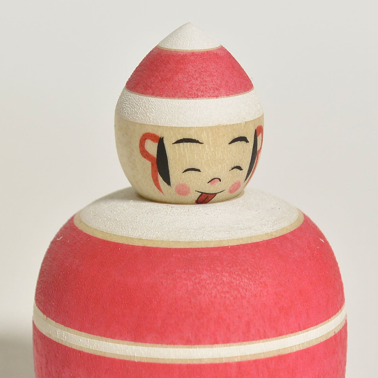 クリスマスえじこちゃんこけし 約1.5寸 約4.5cm 鈴木明 工人（作並系