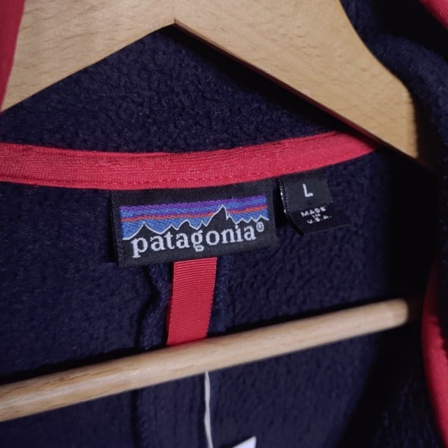 1990s Patagonia Synchilla Cardigan Fleece Jacket Made in USA Size
