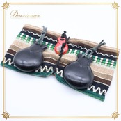 フラメンコ パリージョ カスタネット 楽器 小物 小道具 ブラック系 黒 真っ黒 ペア 両手 ダンス ケース付き 発表会 舞台 イベント 音楽 カスタネット フラメンコ楽器 小物ケース ダンス道具 ペアセット 発表会小物 アクセサリー ダンスイベント 音楽用品