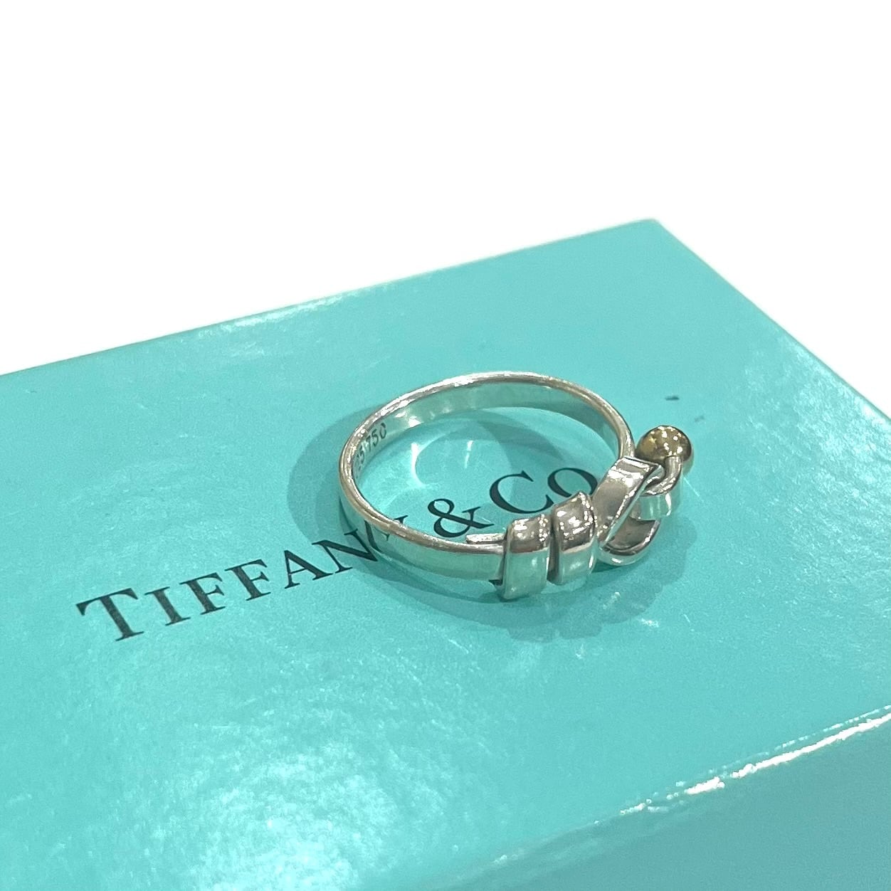 TIFFANY&CO.】 ティファニーアンドコー フック＆ノット コンビリング