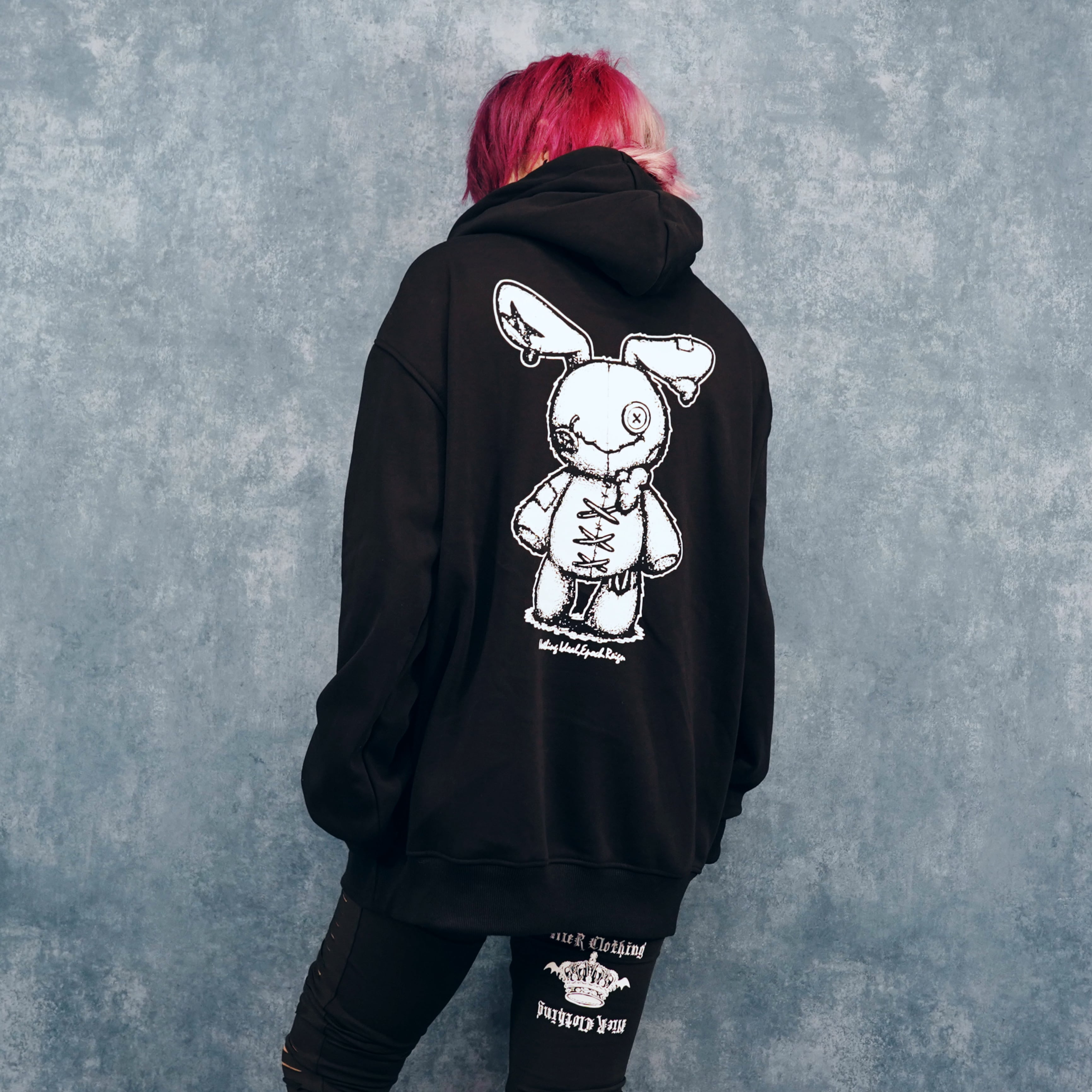防寒フリース裏起毛 BROKEN NIER HOODIE | NIER CLOTHING