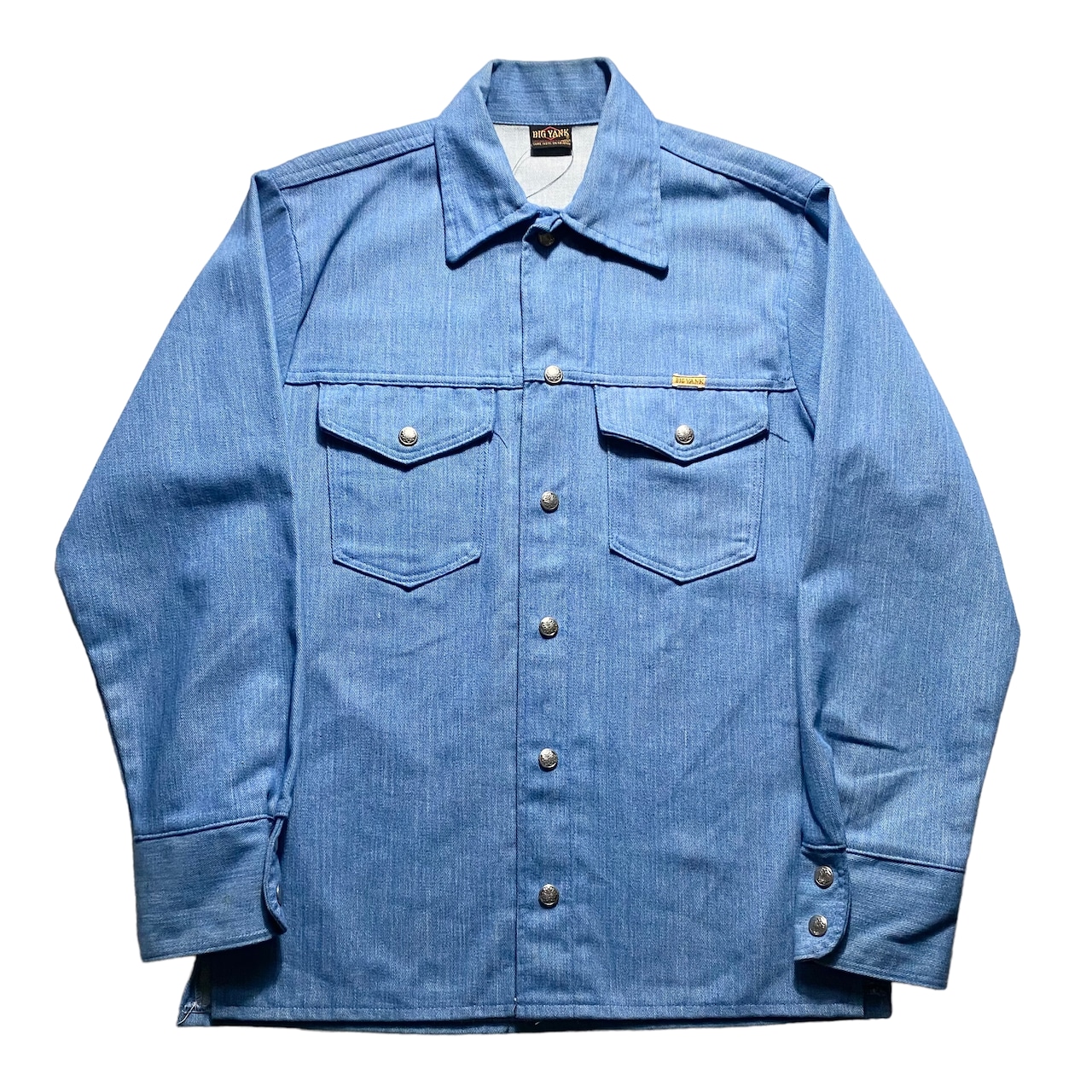 vintage 1970’s BIG YANK light blue denim shirt jacket