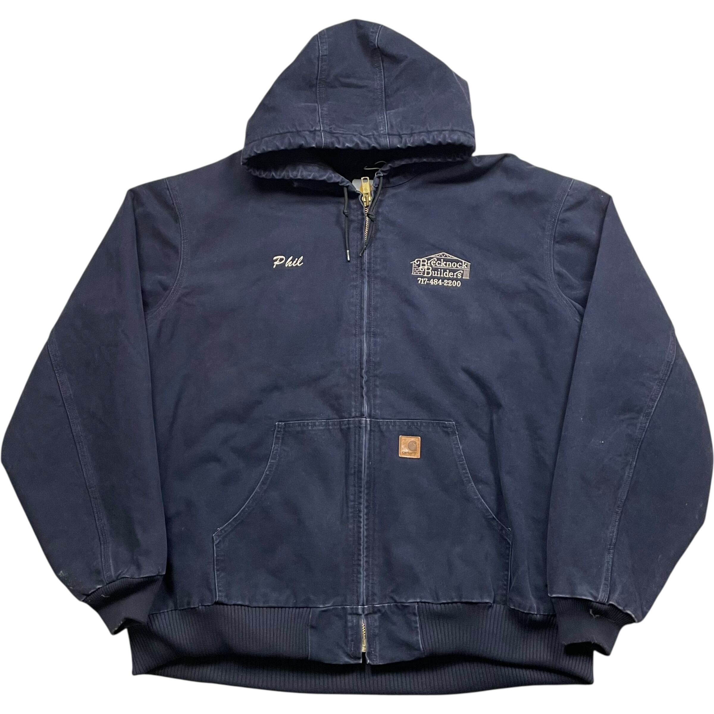 《3XL》Carhartt カーハート アクティブジャケット ダックジャケット ミッドナイト 刺繍デザイン ロゴパッチ no.9726