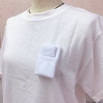 お布団ブローチ(小)白・黒