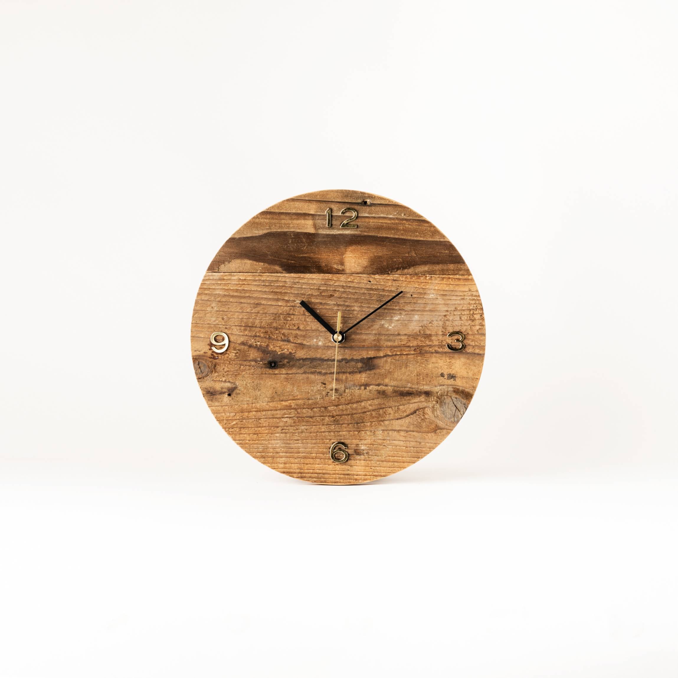 オリジナル | 古材時計:丸