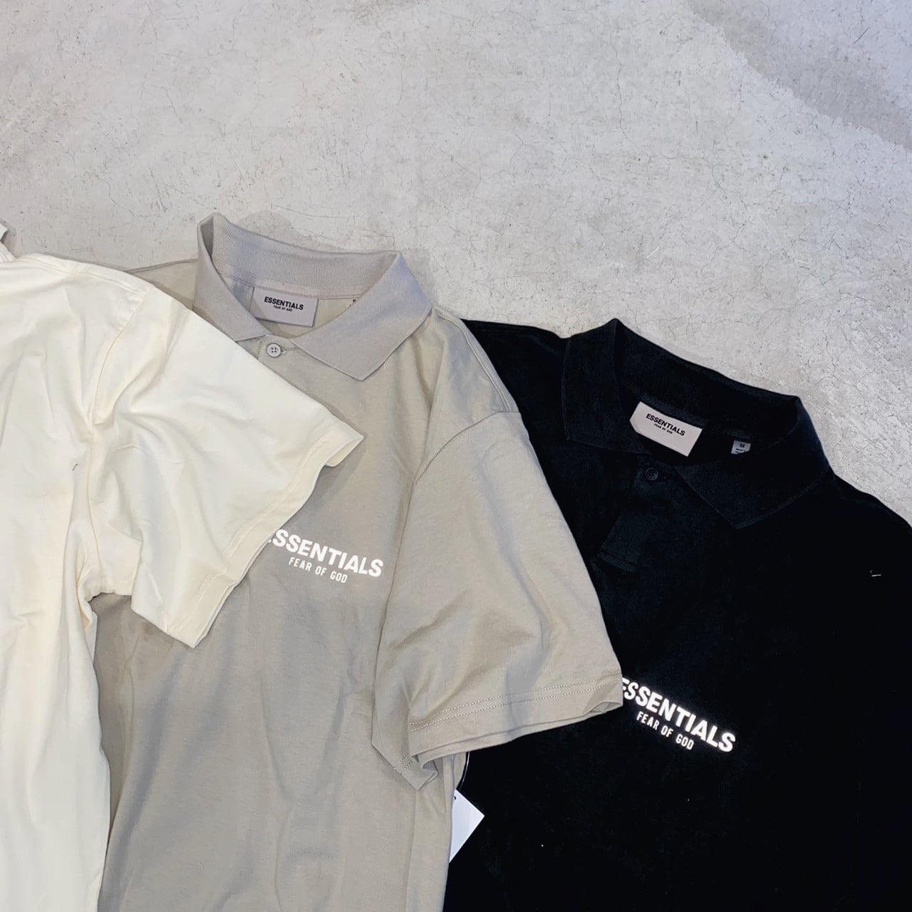 essentials エッセンシャルズリフレクターポロシャツ ¥12,000+tax(13,200)
