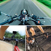 【Taisioner】スーパークランプ 360°回転 角度調整 自転車・バイク・Gopro用マウント ウェアラブルカメラカメラ固定用 1/4”ネジ対応可能 2点位置 液晶モニター/アクションカメラ/ミラーレス/デジタルカメラ/ビデオカメに対応 (クリップマウント)